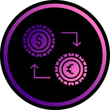 Dolar simgesi vektör illüstrasyonu