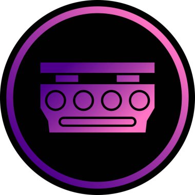 Modern b 'nin vektör illüstrasyonu eksik simgesi