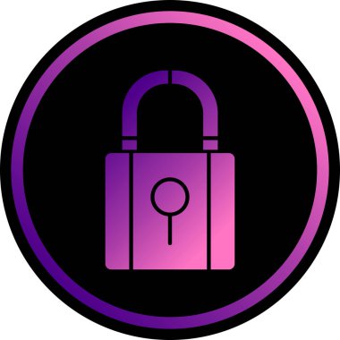 ikon vektör illüstrasyonunu kilitle