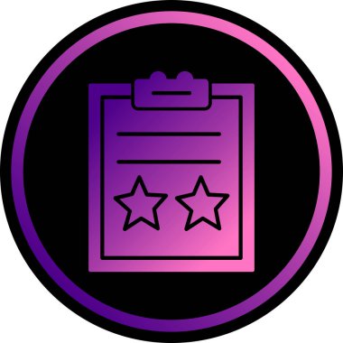 clipboard icon. outline illustration of checklist vector icons for web