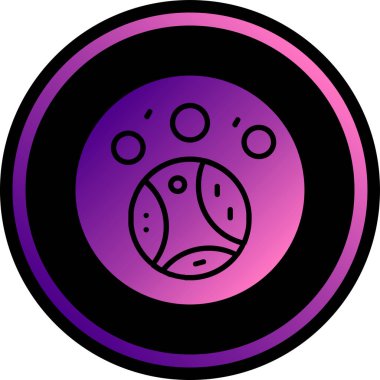 Top. Web simgesi basit illüstrasyon