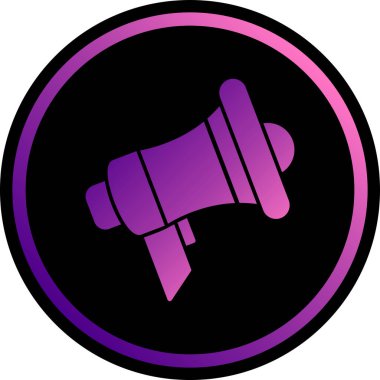 Hoparlör. Web simgesi basit illüstrasyon