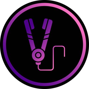 Bir benzin istasyonunun vektör illüstrasyonu