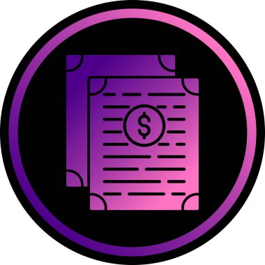 Bozuk para simgesinin vektör illüstrasyonu