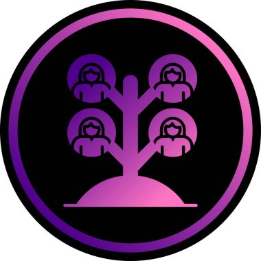 vector illustration of a tree with a tree