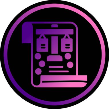 seo modern simgesinin vektör illüstrasyonu