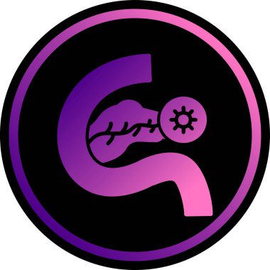 Modern bir simgenin vektör illüstrasyonu