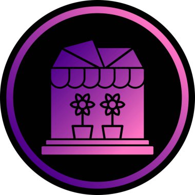 Bir çiçeğin vektör illüstrasyonu