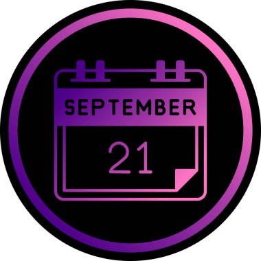 Mor simgenin vektör illüstrasyonu