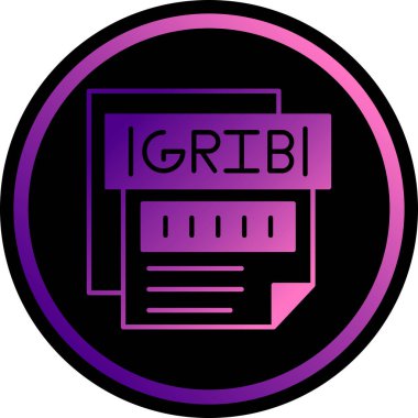 dosya biçimi simgesi, vektör illüstrasyonu