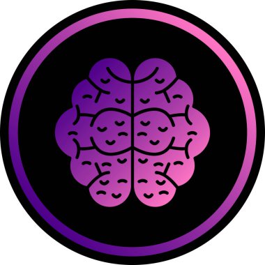 beyin vektör simgesi modern ikon vektör çizimi