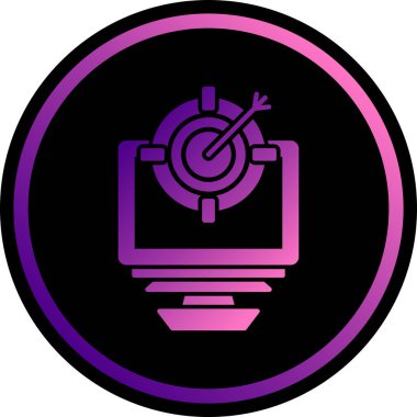 seo modern simgesinin vektör illüstrasyonu