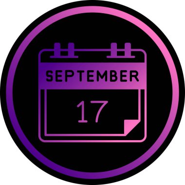 Takvim simgesinin vektör illüstrasyonu