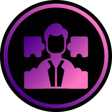 İş adamının vektör illüstrasyonu