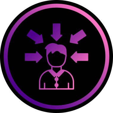 İş. Web simgesi basit illüstrasyon