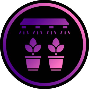 Bir pot simgesinin vektör illüstrasyonu