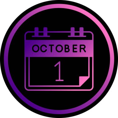 Takvim simgesinin vektör illüstrasyonu