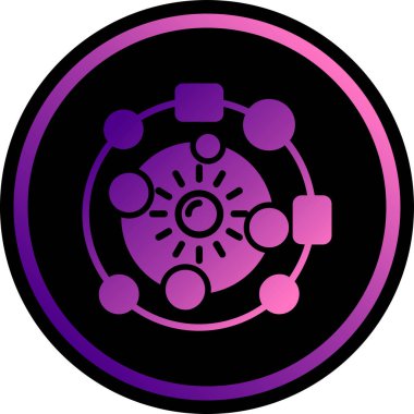 seo modern simgesinin vektör illüstrasyonu