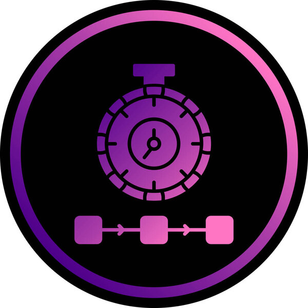 stopwatch icon. simple illustration of time vector icons for web