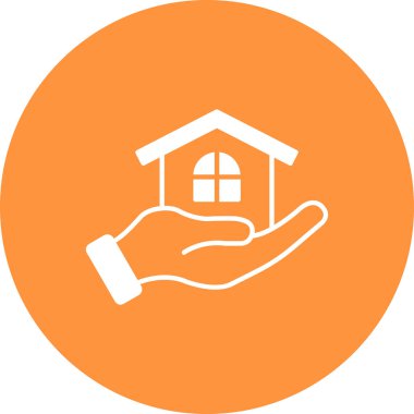 Ev simgesinin vektör illüstrasyonu