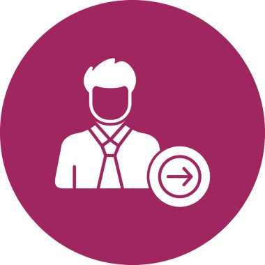 İş simgesinin vektör illüstrasyonu