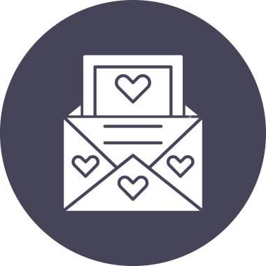 Harf simgesinin vektör illüstrasyonu