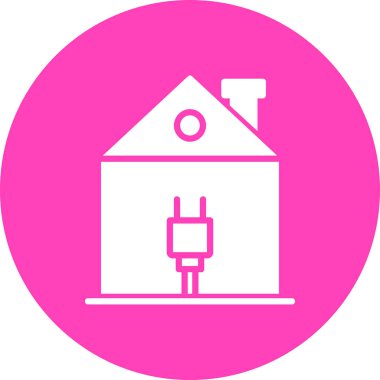 Ev simgesi vektör illüstrasyonu