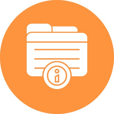 Dosya modern simgesinin vektör illüstrasyonu