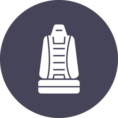 Bir kadın simgesinin vektör illüstrasyonu