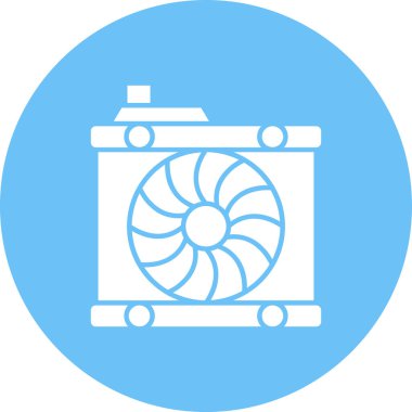 fan simgesi vektör illüstrasyonu