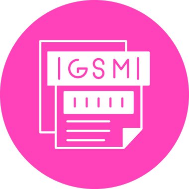 dosya biçimi simgesi, vektör illüstrasyonu