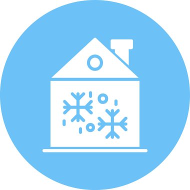 Kar Tanesi ikonu. İnce çizgi çizimi. vektör izole çizgisi.