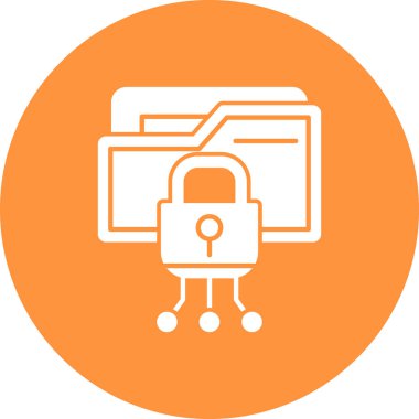 Basit vektör illüstrasyon güvenliği