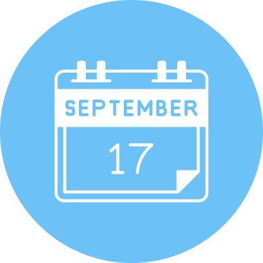 Takvim simgesinin vektör illüstrasyonu