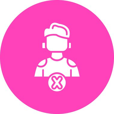 Bir kadın simgesinin vektör illüstrasyonu