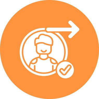 Şapkalı bir adamın vektör çizimi