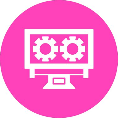 seo modern simgesinin vektör illüstrasyonu