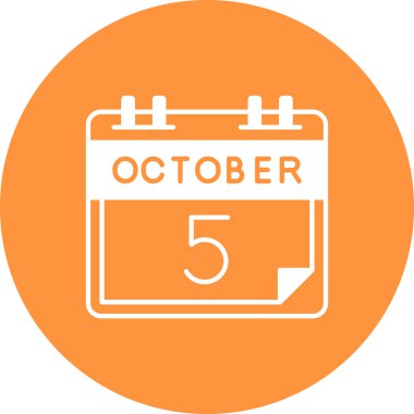 Takvim simgesinin vektör illüstrasyonu