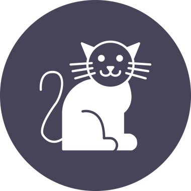 kedi ağı basit illüstrasyon