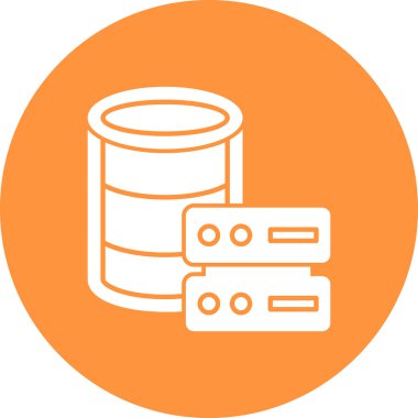 Eşsiz Güç Vektör Satırı Simgesi