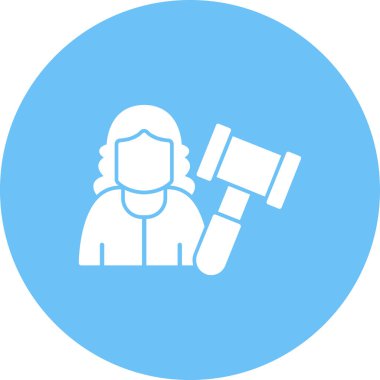 Tek bir simgenin vektör illüstrasyonu