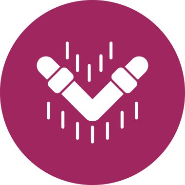 U Dönüş simgesi, vektör illüstrasyonu basit tasarım