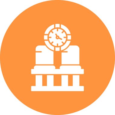 Alarm saat vektör simgesi