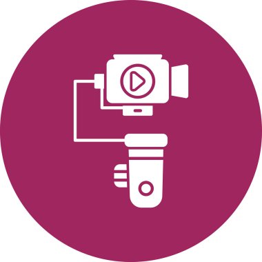 kamera simgesi vektör illüstrasyonu