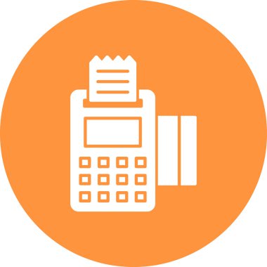 Hesap makinesi. Web simgesi basit illüstrasyon