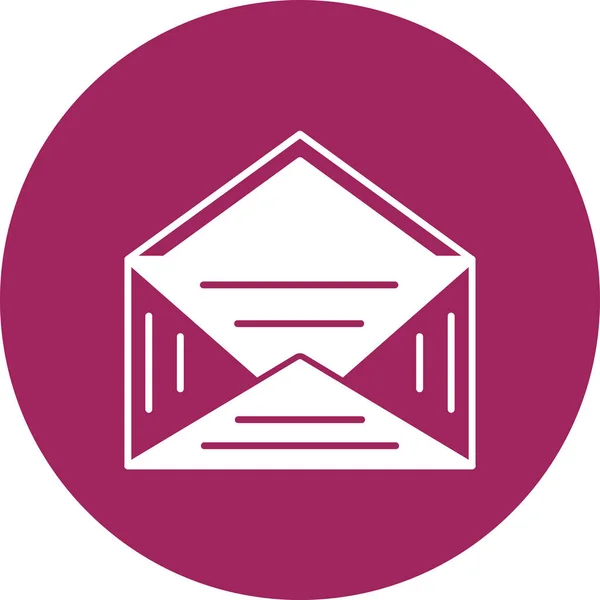 E- posta simgesinin vektör illüstrasyonu