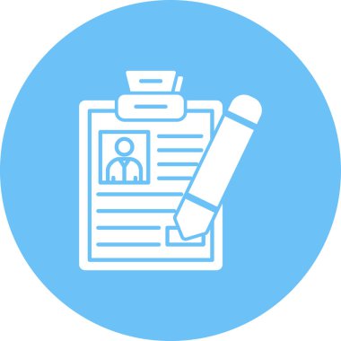 Belge. Web simgesi basit illüstrasyon