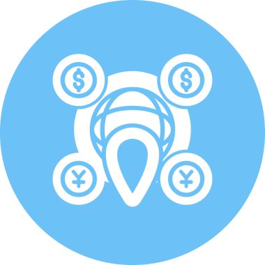 Bir sikkevektör illüstrasyon