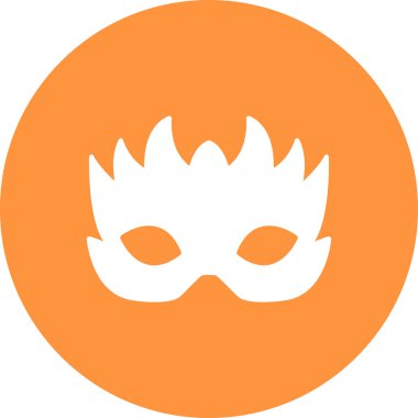 Karnaval maskesi vektör simgesi