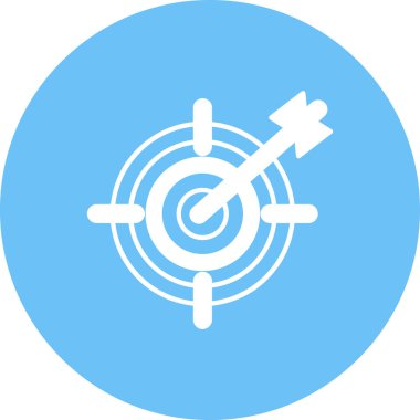 hedef simge vektör illüstrasyonu